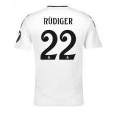 Real Madrid Antonio Rudiger #22 Hemmatröja 2024-25 Korta ärmar